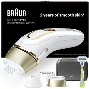 Braun - IPL Ontharingsapparaat Silk-expert Pro 5 - Ontharing Voor Thuis - Etui - PL5242
