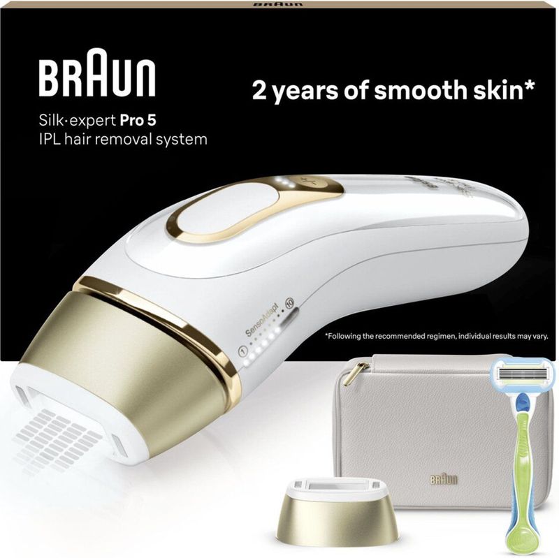 Braun - IPL Silk·expert Pro 5 - Ontharingsapparaat - Wit - 1 Hoofd