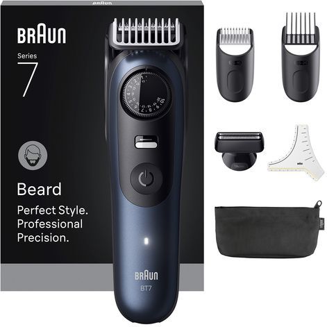 Braun - Baardtrimmer Series 7 - Zwart - Met ProBlade en AutoSense Technologie