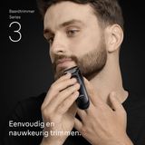 Braun - Baardtrimmer Series 3 BT3520 - Zwart - Scherp Scheerblad - 40 Lengtes