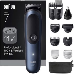 Braun - All-in-One Series 7 AIO7540 Style Kit - Baardtrimmer - Tondeuse - Gezichtstrimmer - Lichaamstrimmer - Zwart - Duurzaam
