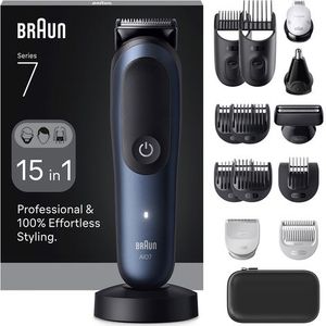 Braun - All-in-One Series 7 AIO7580 Style Kit - Baardtrimmer - Zwart - Kunststof