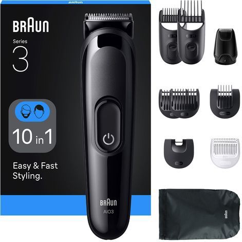 Braun - All-in-One Series 3 AIO3560 - Verzorgingsset - Zwart - Kunststof