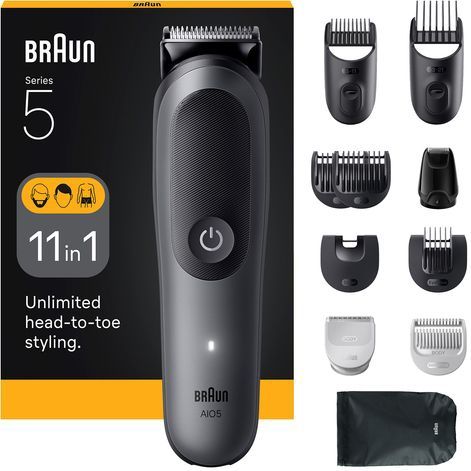 Braun - All-in-One Series 5 AIO5560 - Baardtrimmer - Onbeperkte Styling - Waterdicht