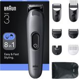 Braun - All-in-One Style Kit Series 3 AIO3540 - Baardtrimmer en Tondeuse - Zwart - Kunststof