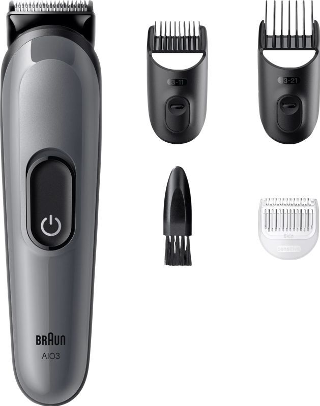 Braun - Series 3 AIO3500 - Ontharingsapparaat - 14 Lengtestanden - Zwart