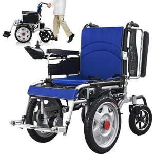 Elektrische Rolstoel - Gemotoriseerde Opvouwbare - Lichtgewicht - Geschikt voor Ouderen en Gehandicapten