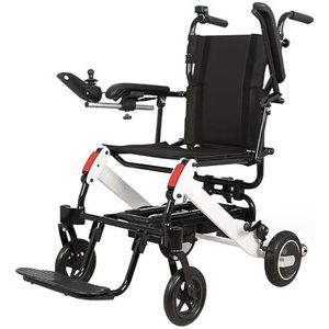 Lichtgewicht opvouwbare elektrische rolstoel, compacte elektrische rolstoel, reizen rolstoelen voor volwassenen, gewicht 19 kg, aluminium vervoer rolstoel draagbare voor ouderen (Color : B)