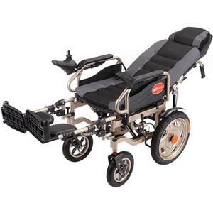 Elektrische Rolstoel - Opvouwbaar - Lichtgewicht - Volledig Verstelbaar - Met Hoofdsteun