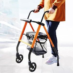 Opvouwbare Rollator Walker met Zitting & Tas, Medisch Wandelen Mobiliteitshulpmiddel, In Hoogte Verstelbaar, Mobiliteit Rolling Volwassen Wandelaar voor Ouderen Mobiliteitsbeperking Hulpmiddel