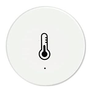 Temperatuurmonitor Tuya -temperatuur- en vochtigheidssensor WIFI Binnenhygrometerthermometer Detector Mobiel App Controle intelligente thermostaat (Color : White, Size : 10pcs Sensor)