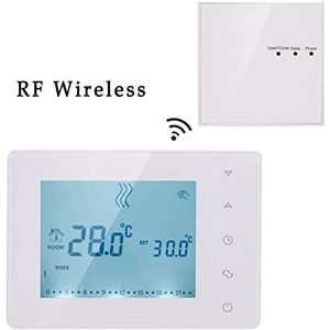 Temperatuurmonitor Rf Draadloze ketelverwarming Thermostaattemperatuurregelaar for Google Home Alexa Smart Wireless Controller (Color : BOT-X306)