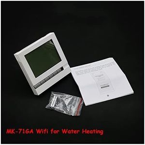 Temperatuurmonitor 3A Watervloerverwarming Smart WIFI Thermostaat Centrale verwarmingsbedradingscentra HUB Controller Actuators for gasketel (Color : Light Yellow, Size : Nero)