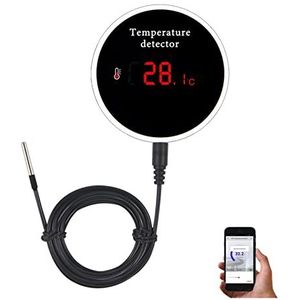 Temperatuurmonitor - Tuya Smart Home - Wifi Temperatuursensor - Digitale Thermometer - Alarm Remote Monitoring