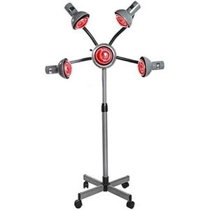Professionele 5-kops infrarood warmtelamp met flexibele arm Infrarood licht Haarkleurprocessor Droger Salon Kapper Tool for haarstyling Permanenten