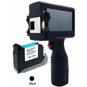 Handbediende inkjetprinter, Handheld Inkjet Printer 1/2 Inch Touch Coder Label Print Machine Met USB Import QR/Barcode/Logo 12.7mm Printer Printer voor label/productiedatum/barcode/QR-code (Color : B