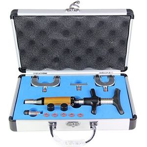 Fysiotherapieapparaat Handleiding Chiropractic Pistool Spine Bonk Gun Spine Activator Lumbale Cervicale Spine Thoracale Spine Corrector Elektrische handmassageapparaten (Size : Golden Single)