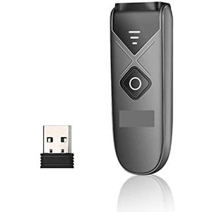 Barcodescanner Mini Portable 1D Barcode Scanner 2.4G Draadloze Bluetooth Wireless & USB Bedrade barcodelezer 2D-scanner voor betaling, supermarkt, supermarkt, Wareh (Color : 1, Size : 2D)