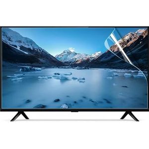 VSHENG Matte TV-screenprotector 27-75 Inch Scherm Filter Anti-glare/Anti Blauw Licht Filter Film, LED-scherm Beschermfolie, Verlicht Oogvermoeidheid, voor Binnen/buiten TV-monitor, Personaliseerbaar