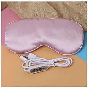 Home Spa Sauna Accessoires Verwarmd oogmasker om te slapen USB Lavendel verwarmd oogmasker warme stoom droge oog masker elektrische temperatuur verwarming warm oogmasker (Color : Pink)