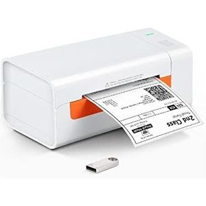 Desktop thermische labelprinter, 203 dpi, stickerlabelmaker, verzending, streepjescodes Gebruiksvriendelijk voor beginners en professional