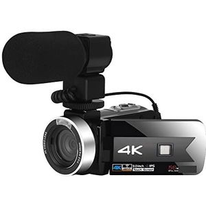 Live streaming camcorder 4K digitale videocamera's for fotografie Full Ultra HD Vlog-recorder Nachtzicht WIFI Webcam, Camcorders (Size : 128G SD Card, Color : NA-U800-LT)