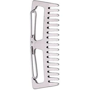 11g kam sleutelgesp, anti-allergie kleine en lichte outdoor EDC draagbare antistatische kam voor buiten