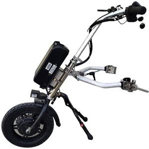 500W Rolstoeltrekapparaat, Ombouwset Voor Revalidatietherapie Elektrische Rolstoel Met Koplamp + Schokdempersysteem + Trompet, 3 Snelheden, 48V 15/17 Ah Batterij, Bereik 60/70 Km,B15Ah