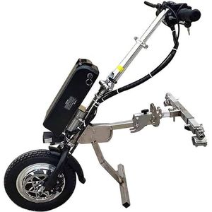 500W Rolstoeltrekapparaat, Ombouwset Voor Revalidatietherapie Elektrische Rolstoel Met Koplamp + Schokdempersysteem + Trompet, 3 Snelheden, 48V 15/17 Ah Batterij, Bereik 60/70 Km,A15Ah