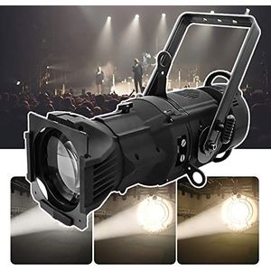 Stage Spotlights, 150W/180W/200W Imaging Light LED Pinspot Light, DMX512, HD Lens, Diafragma aanpassing, Sterke Warmteafvoer, Voor Stage DJ Theater Wedding Party Car Show Exhibition,200W