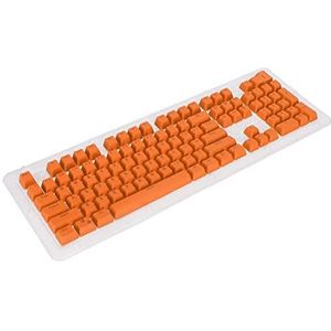 Shanrya Aangepaste keycaps, olieafstotende coating, ergonomisch ontwerp, PBT keycaps, lichttransmissie van Oranje