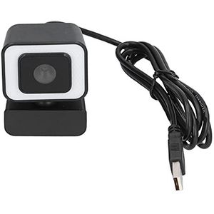 USB-webcam, ruisonderdrukking 360° rotatie conferentiecamera voor pc-computer voor laptop