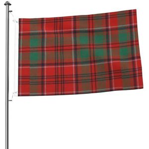 Vlag 2x3FT outdoor vlag tuin vlaggen tapijt hek banner vakantie tuin partij vlaggen, rood groen plaid
