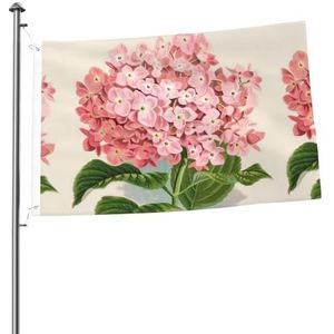 Vlag 2x3FT outdoor vlag tuin vlaggen tapijt hek banner vakantie tuin partij vlaggen, roze bloemen print