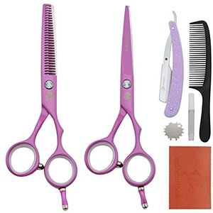 5.5 ""Roze HairSmery Scissors Scheren Scheermes Kappers Schaar Japan Snijden Scharen Barber Haircut Hulpmiddelen Haarverdunnende Schaar