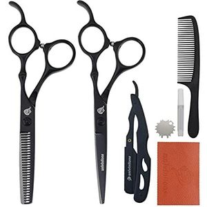 5.5 ""Scheerscheermes Professionele Kappers Schaar Snijden Scissor Dunning Shears Hair Styling Scissors Barber Haircut Scissors