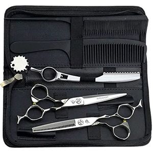 6 ""Professional Hair Scissors Kit Kappers Dunning Kapper Schaar Japan Kappers Razor Hot Shears Salon Haarstyling Scissor
