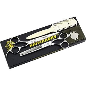 6.5 ""Goedkope haarschaar Kit Huisdier Shears Kappers Schaar Dunner Shears Barber Snij Kit Huisdier Grooming Schaar Set Cat Dog Dog Cut