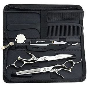 6 ""440c Barber Hair Scissors Kappers Dunner Haircut Schisers Japan Kapper Sus Razor Gift Hot Shears Salon Hairstylist