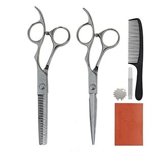 5.5 ""Damascus Barber Dunning Shears Haircut Scissors Japanse Kappersschaar Razor Kappers Professionele Sissors Kit