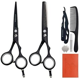 5.5 inch haarschaar kit professionele kappers schaar kapper kappers salon haarclips kam scheermes accessoires for haar kappers product kapper Winkelschaar