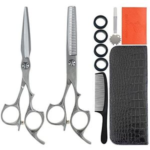5.5 inch JanPanese Kappers Schaar Professionele Haar Snijden Schaar Kit Kam Barber Accessoires Scharen for Kapper Haar Clipper Styling Scissors