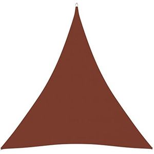 Zonnescherm Zeil Oxford Stof Driehoekig 4x4x4m Terracotta