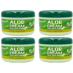 TABAIBA ‎0757450554248 4 stuks gezichtscrème en lichaam aloë vera, 300 ml