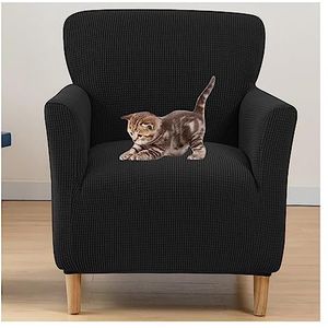 Club Chair Slipcover Stretch Barrel Chair Covers Slipcovers Zachte Spandex Fauteuil Sofa Cover Uitneembare Bank Meubelbeschermer Arm Chair Cover voor de Woonkamer (Color : #13)