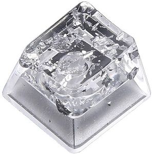 Hars Keycaps OEM Profiel voor Mechanische Toetsenbord Transparante Zilveren Folie voor Key Cap Gaming Gepersonaliseerde Keyc Hars Keycap Keycaps