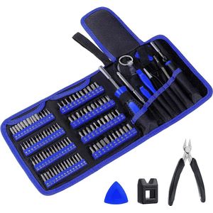 Fijnmechanische schroevendraaierset, 119-in-1, elektronica-reparatiegereedschap, multi-bit-schroevendraaier, reparatieset voor smartphones, consoles, camera's, pc, horloges, brillen, modelbouw, tablets enz