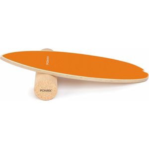Surf Balance Board Holz/Balance Skateboard inkl. Rolle | Koordinationstraining für Surfbrett, Surfboard, Skateboard, Sport Balance Board, Kraft- & Gleichgewichtstrainer Indoor & Outdoor