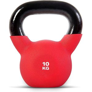 Kettlebell kogelhalter met hoogwaardige neopreen hoes incl. workout | 2-30 kg | vloervriendelijk | zwaaihalter rond gewicht neopreen rubberen coating