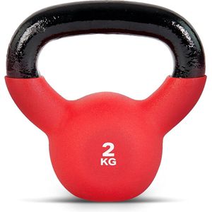 Kettlebell kogelhalter met hoogwaardige neopreen hoes incl. workout | 2-30 kg | vloervriendelijk | zwaaihalter rond gewicht neopreen rubberen coating
